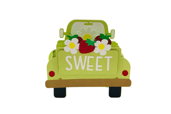 3D Vintage Truck Strawberry Box Card: 3D SVG Seasons Review