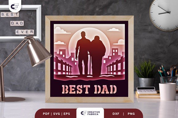 Best Dad 3D Shadow Box Paper Cut: A Practical Review for Sellers
