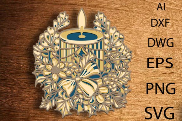 Christmas Candle SVG Mandala Review