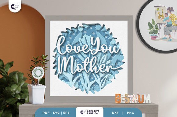 Love You Mother 3D Shadow Box Review