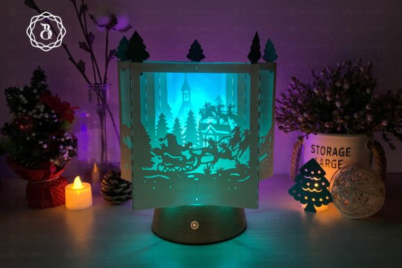 Merry Christmas Book Star Lantern 3D SVG Review