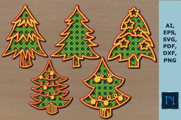 Multi Layer 3D Christmas Tree SVG Bundle Review