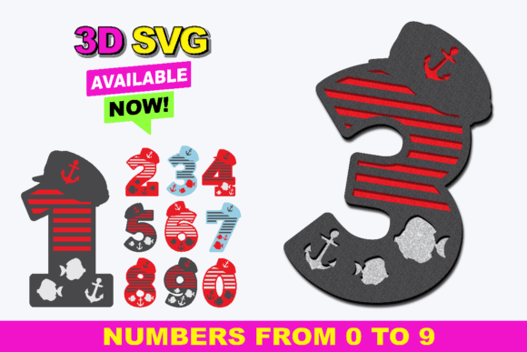 Nautical Numbers 3D SVG: A Designer’s Review for Shapes and Branding