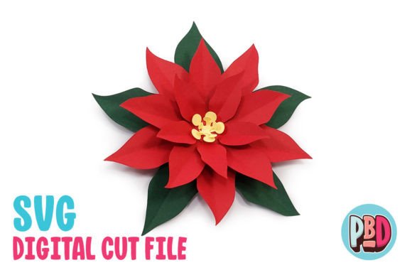 Poinsettia 3D SVG Christmas Papercraft Review
