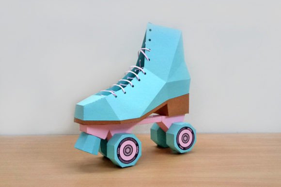 Retro Roller Skate 3D SVG Objects Review