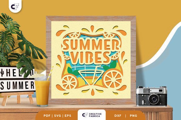 Summer Vibes with Cocktail 3D Paper Cut Review